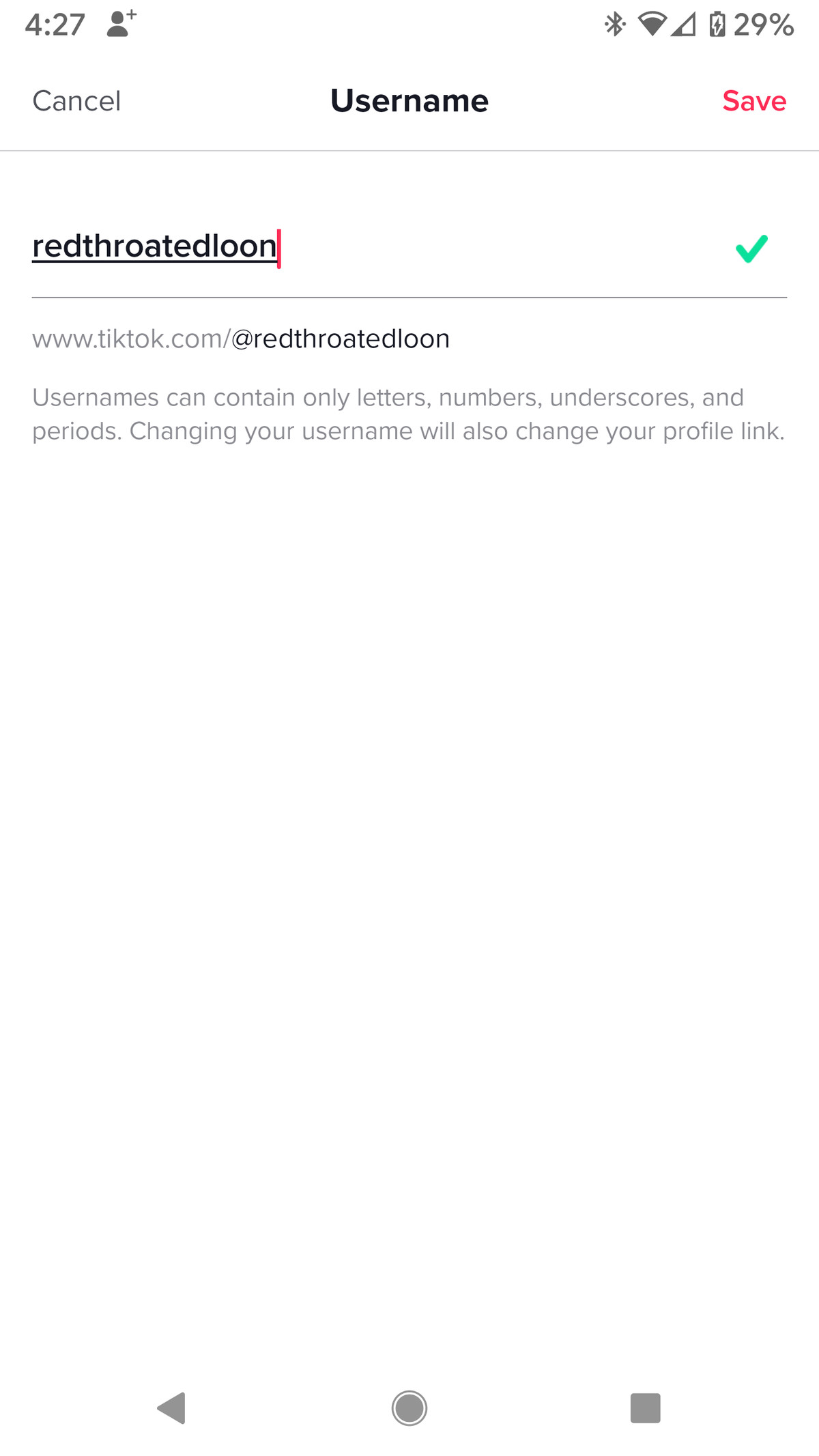 You can only change your username once every 30 days.