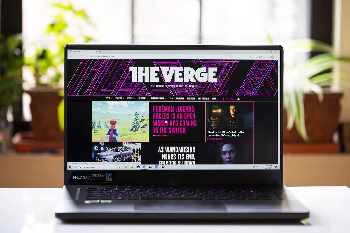 Best Gaming Laptop 2021: Asus ROG Zephyrus G15