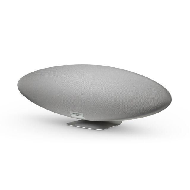 Bowers &amp; Wilkins Zeppelin in pearl gray.