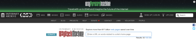 Wayback Machine.