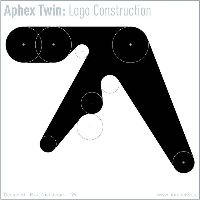 Aphex Twin logo construction