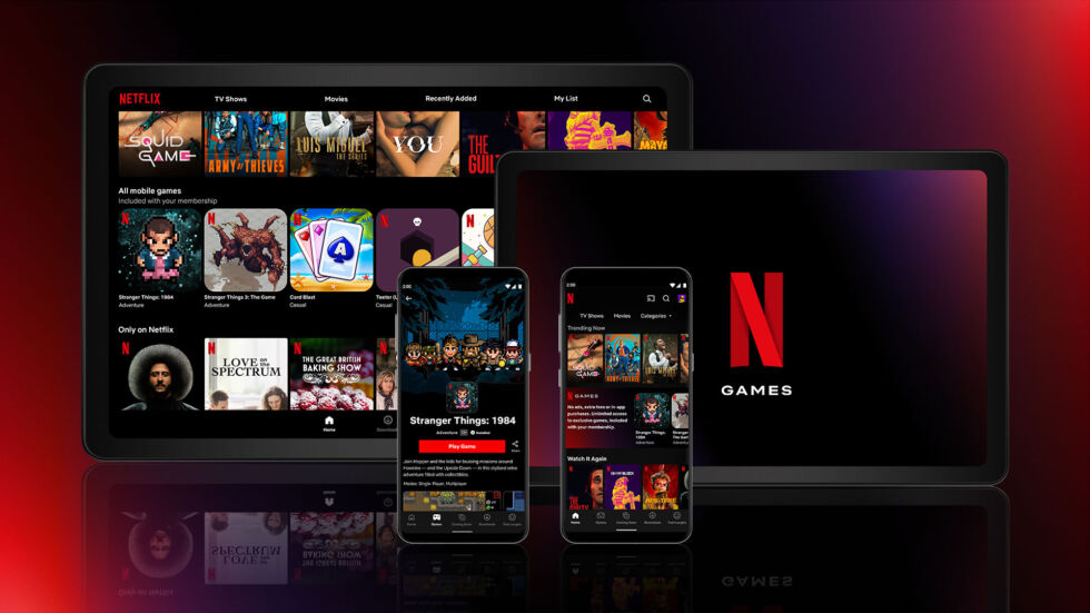 An example of how Netflix Games' interface will look inside the normal Netflix app on Android starting on Wednesday, November 3.