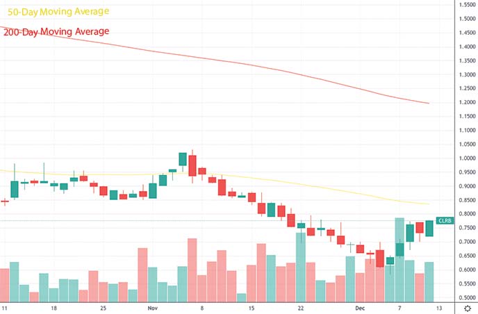 best penny stocks to buy watch this week Cellectar biosciences CLRB stock chart