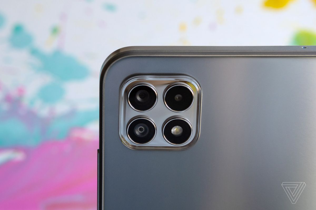 Closeup of the Celero 5G’s rear cameras
