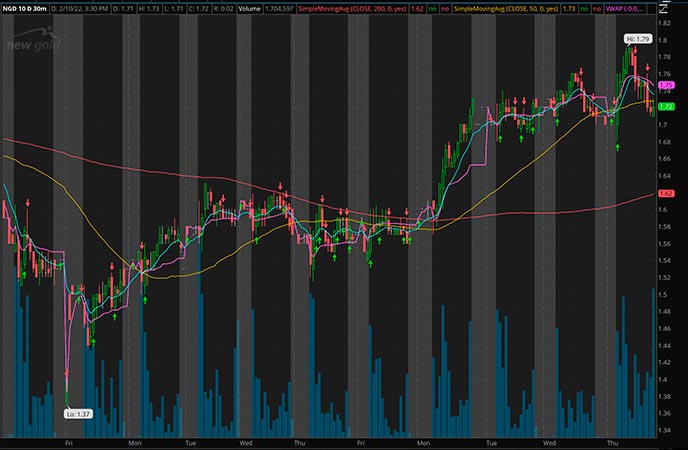 Penny_Stocks_to_Watch_New Gold Inc. (NGD Stock Chart)