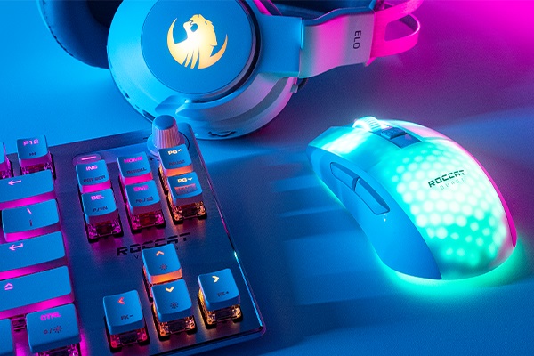 Roccat is&nbsp;making the mouse in white (pictured) and black.