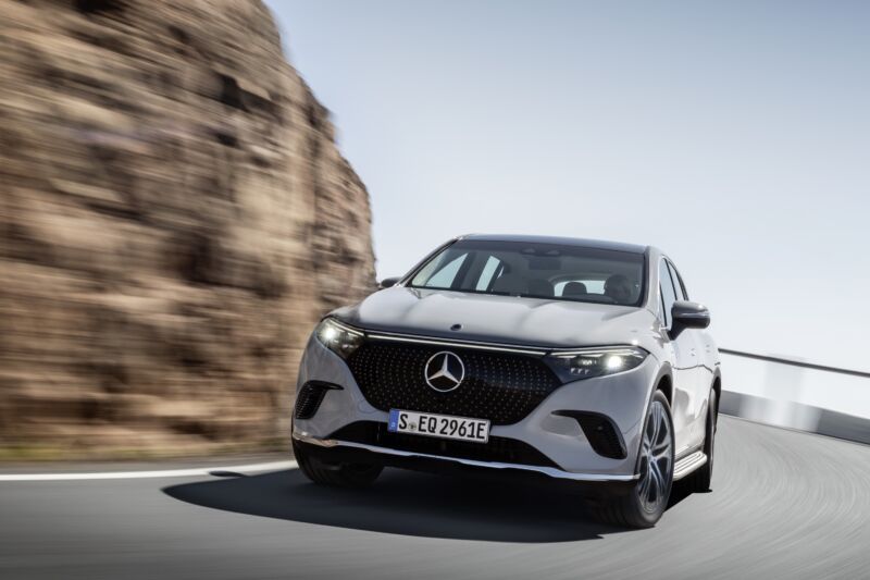 The 2023 Mercedes-Benz EQS SUV is an all-electric three-row and will be built in Alabama.
