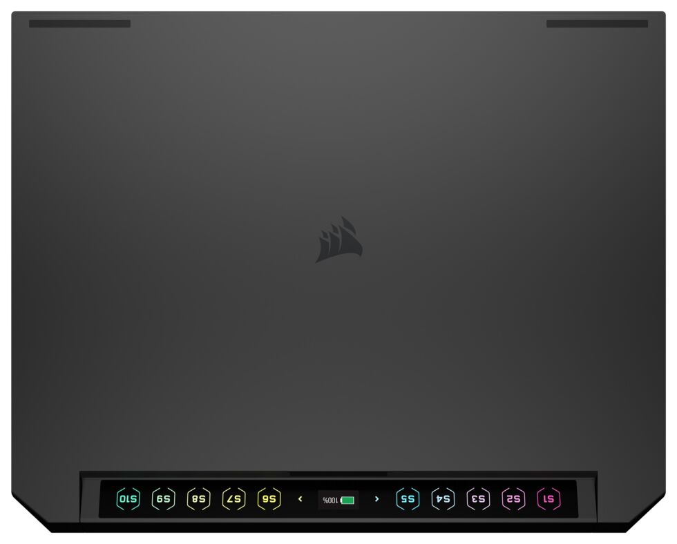 The laptop will weigh 5.29 lbs, Corsair said.