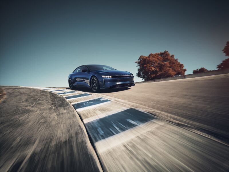 Lucid Air Sapphire at Laguna Seca