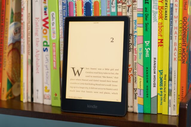 Amazon's Kindle Paperwhite Signature Edition.