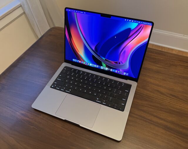 The 2021 14-inch MacBook Pro.