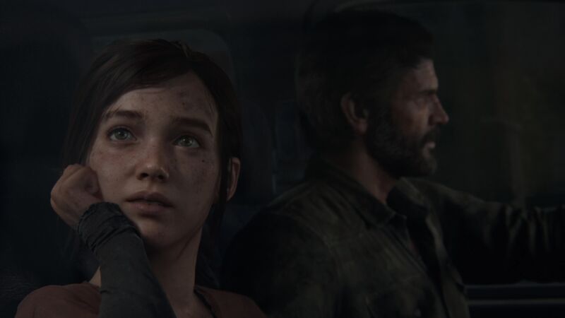 This moment from <em>The Last Of Us Pt 1</em> was captured as a real-time cinematic on PlayStation 5. All images of the PS5 version were directly captured by Ars Technica, except where noted (though Sony’s own supplied screens are in line with how the game looks on current-gen hardware).”><figcaption class=