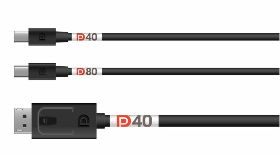 DP40 cables support up to a 10Gbps link rate, aka UHBR10. DP80 cables support up to a 20Gbps link rate, or UHBR20.&nbsp;