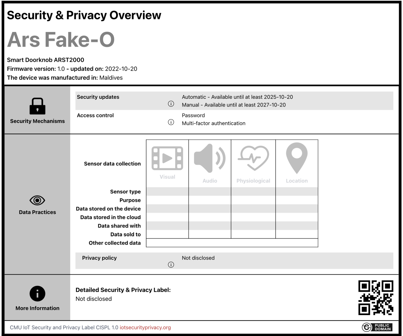 I don’t know why we created this smart doorbell, but we are committed to updating it for at least three years.