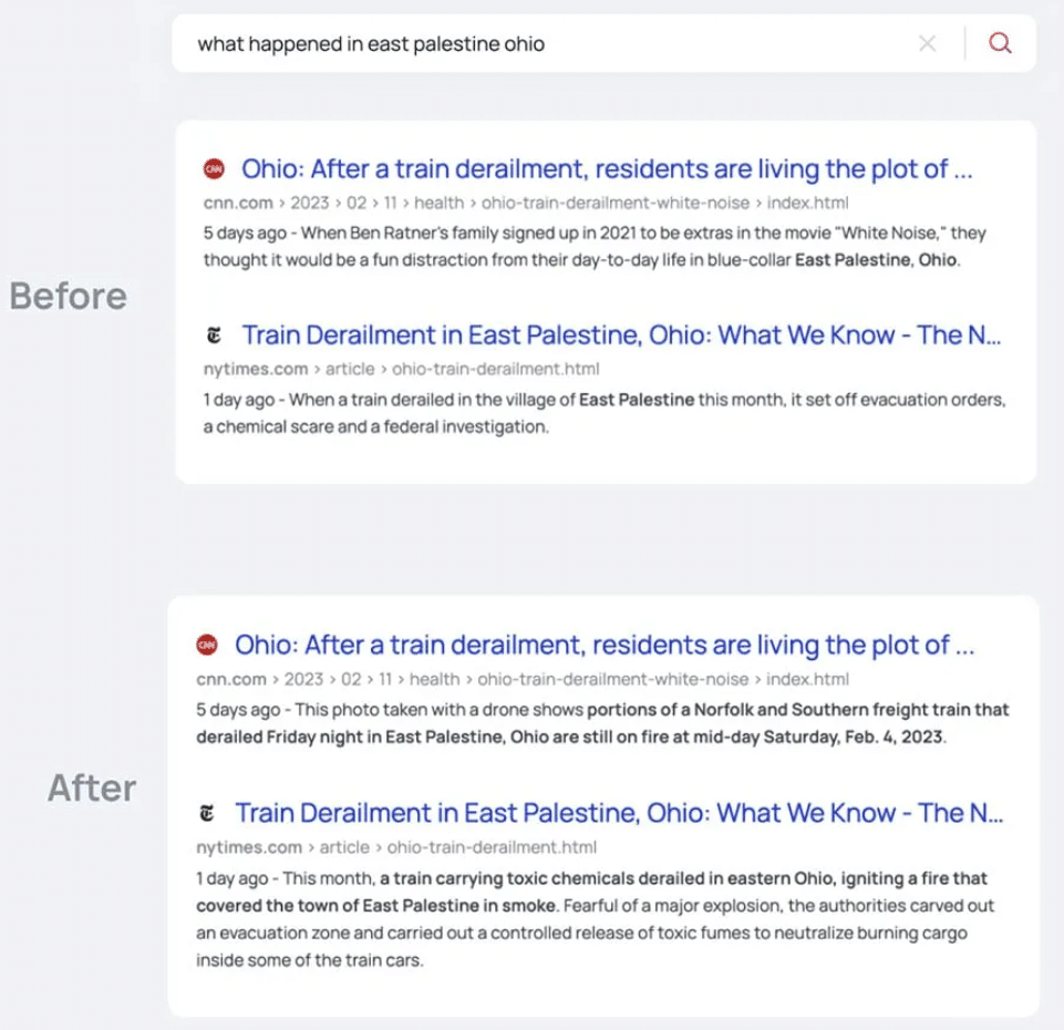 What Happened In East Palestine Ohio Brave Search Highlight Answers