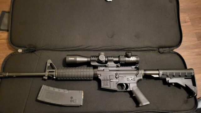 A post on Garcia's Facebook profile displays this gun with the caption, "She's beautiful."