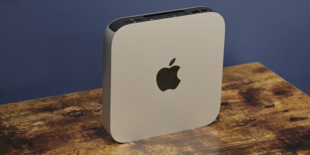 Apple's 2023 Mac mini. If you've seen one, you've seen them all, but it's what's on the inside that counts.