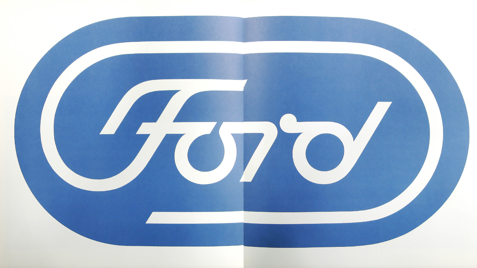 Ford logo presentation by Paul Rand