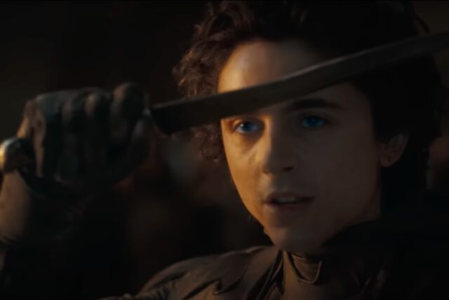 Timothee Chalamet as Paul Atreides: "May thy knife chip and shatter." 