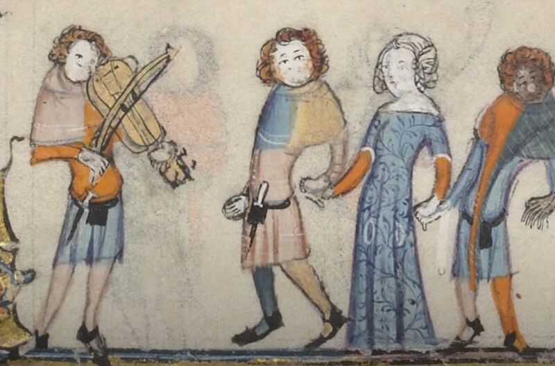 Scholar: The 15th century "Heege manuscript" could be a rare written record of a live minstrel performance.