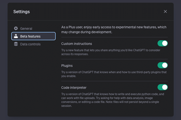 ChatGPT Code Interpreter - Step 2