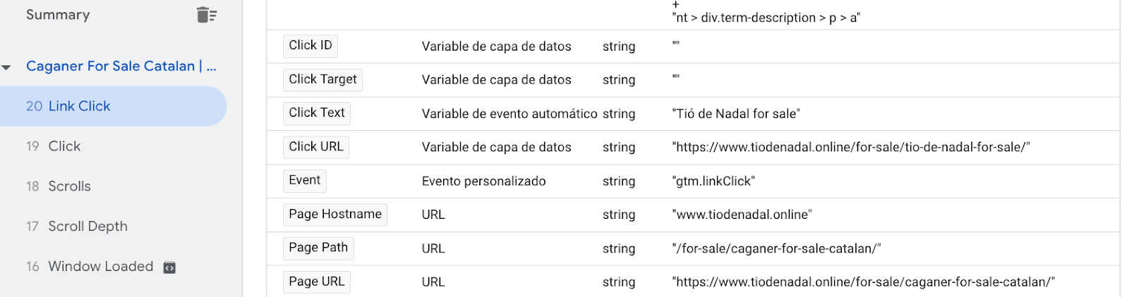 Triggered variables