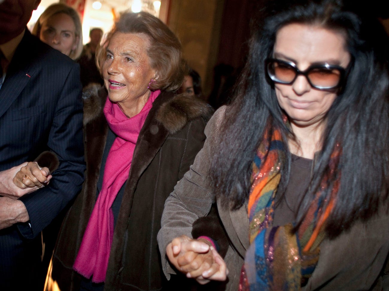 Liliane Bettencourt and Francoise Bettencourt-Meyers