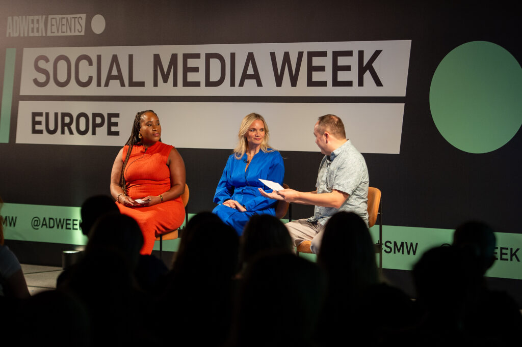 [Left to Right] Abi Akakpo, Google, Natalie Wills, Booking.com and Stephen Lepitak, Adweek