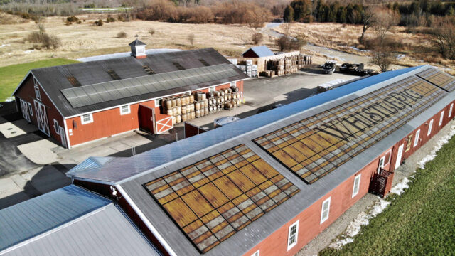 Sistine Solar's custom-printed film turns solar panels into ad space.