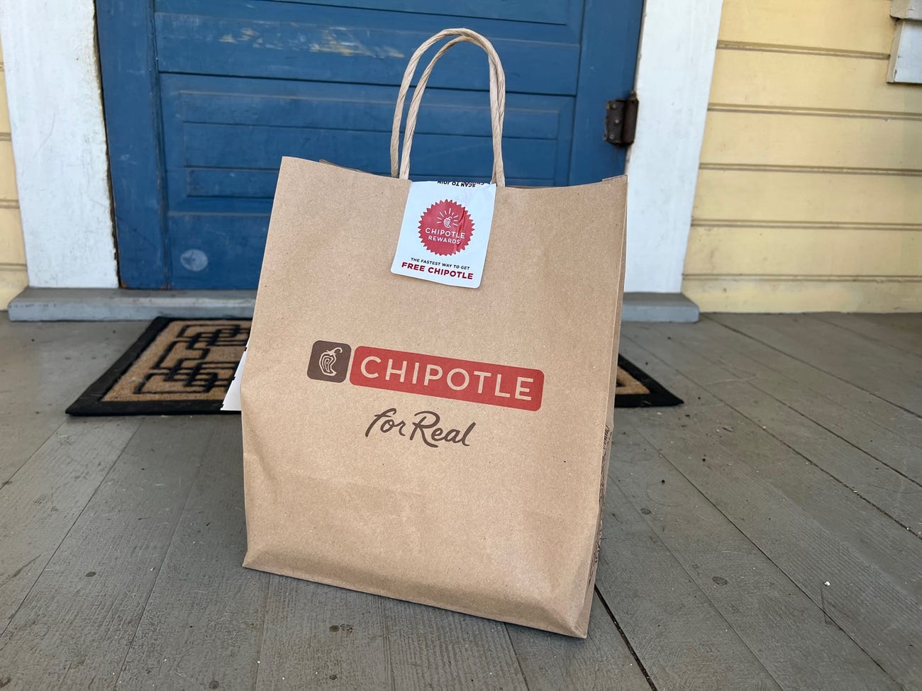 Chipotle doorstep delivery