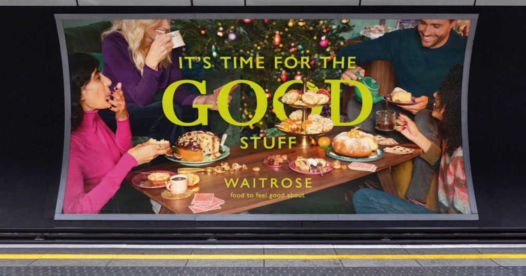 Waitrose outdoor ad