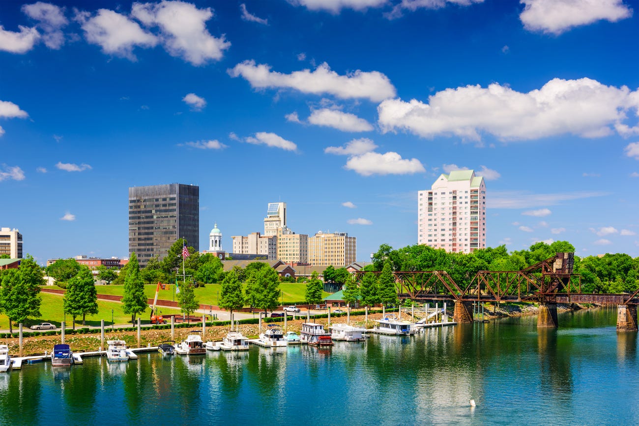 City view of Augusta, Georgia.