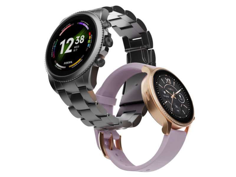 The Fossil Gen 6 smartwatch. 