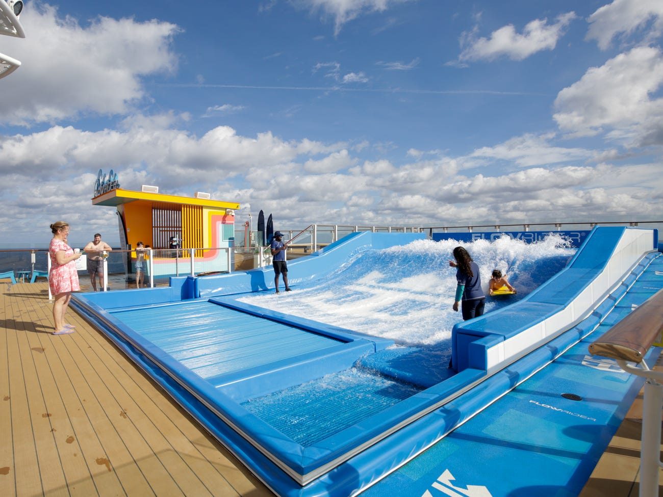 Icon of the Seas' surf simulator