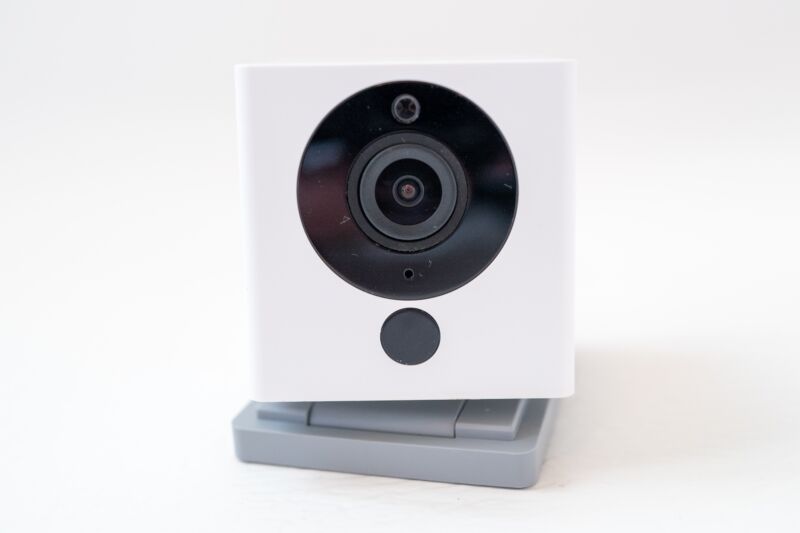 Wyze v3 camera pointed at viewer