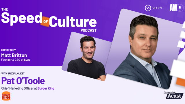 Listen to Pat O'Toole on the Speed of Culture podcast and gain insights into harnessing AI for innovative marketing strategies and the importance of data-driven decisions in today's fast-paced market.