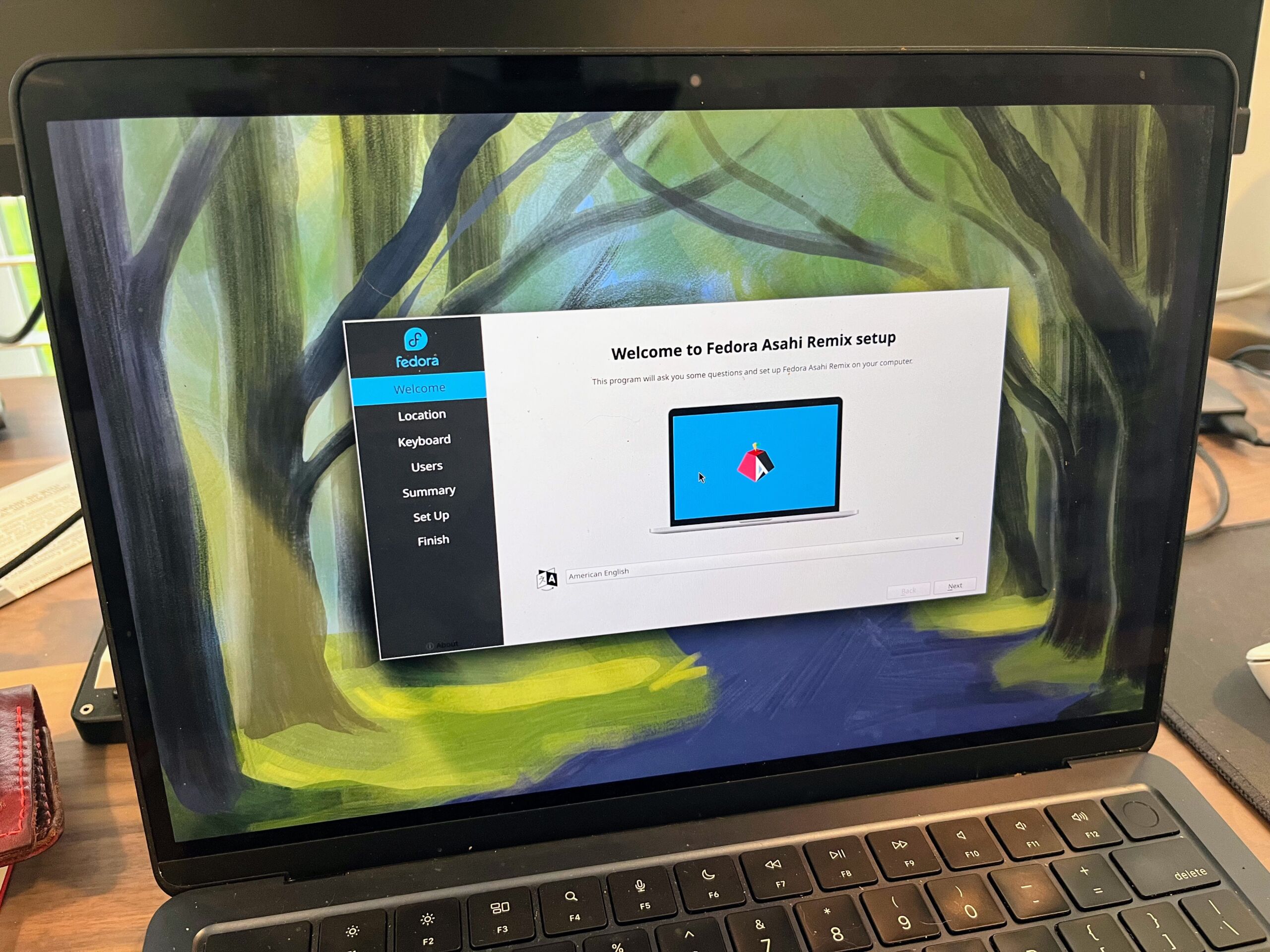 The welcome center in Fedora Asahi Remix is quite nice.