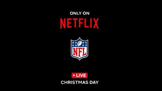 Netflix signs three-year deal with NFL for Christmas Day games.