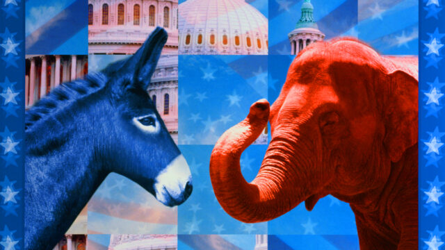 Republicans focus on immigration, while Democrats set an optimistic tone.