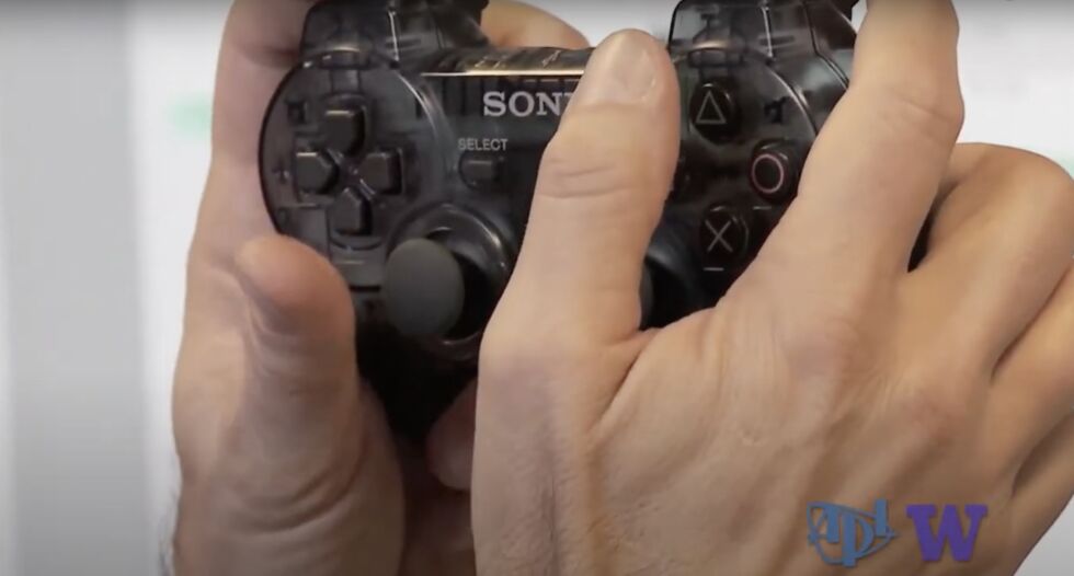 The DualShock 3 controller used to run the Cyclops I.