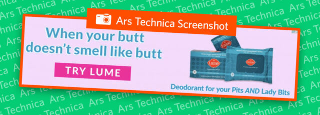 Would Don Draper have written "smell like butt" on one of his ads?