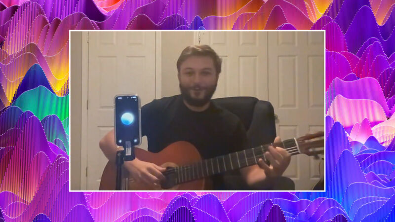 A screen capture of AJ Smith doing his Eleanor Rigby duet with OpenAI's Advanced Voice Mode through the ChatGPT app.