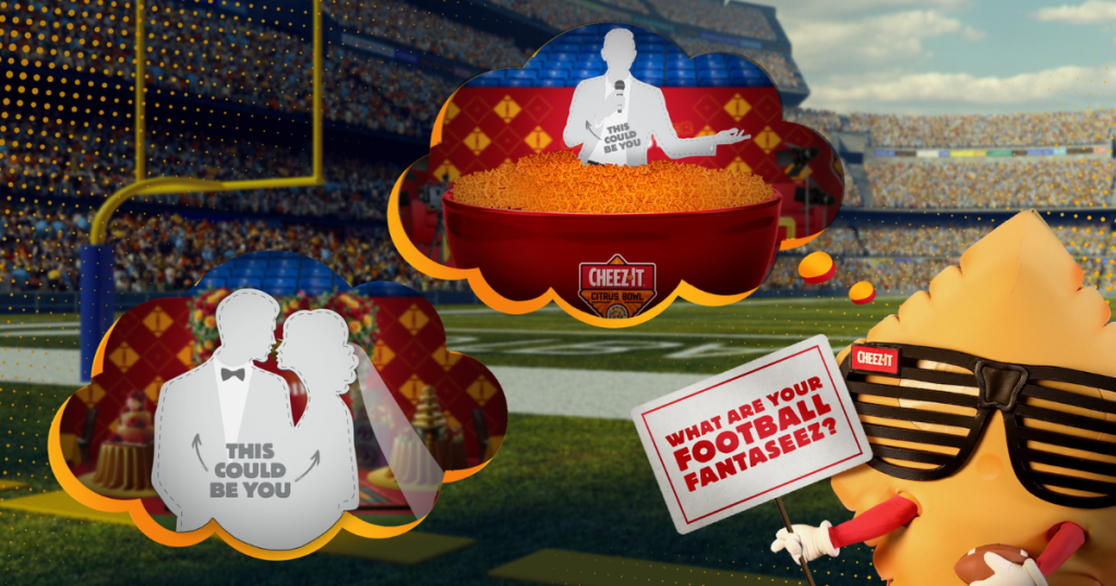 An illustration of Cheez-It "Fantazeez"