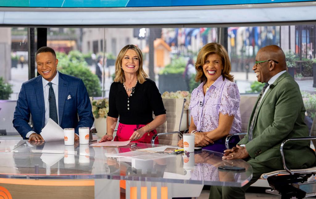 Today Show members in the studio