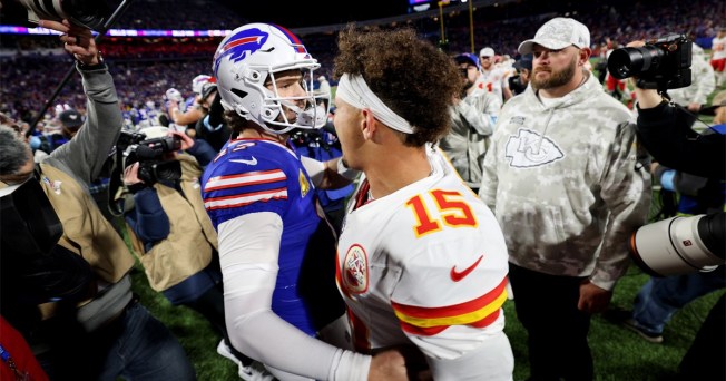 Image of Patrick Mahomes and Josh Allen