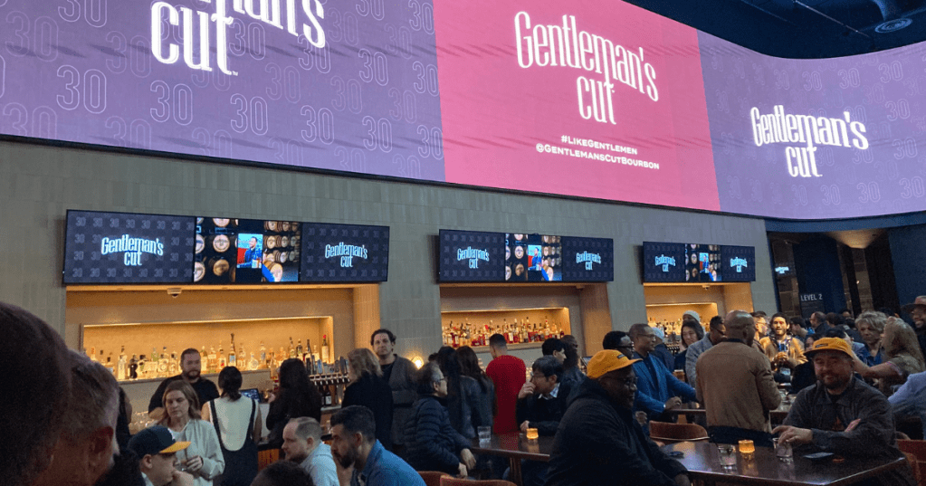 The bar at Stephen Curry's Club Thirty