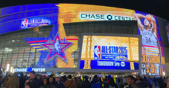 During NBA All-Star activations, stunts, and parties, league sponsors including Google Pixel and American Express were everywhere.