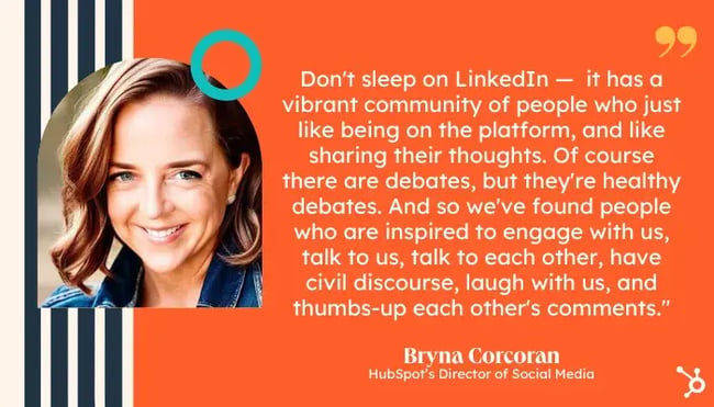 HubSpot’s LinkedIn strategy