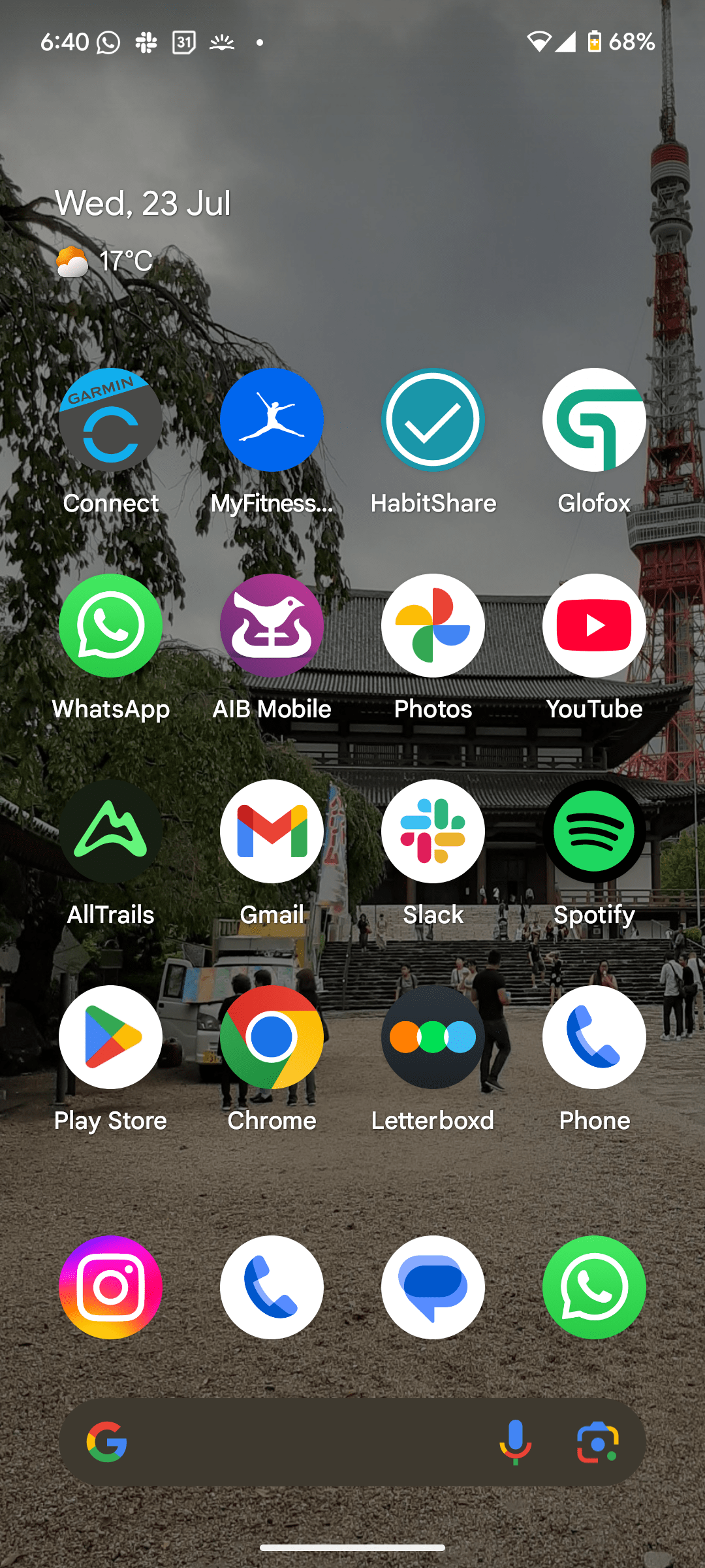 Keith Broni’s Android homescreen.