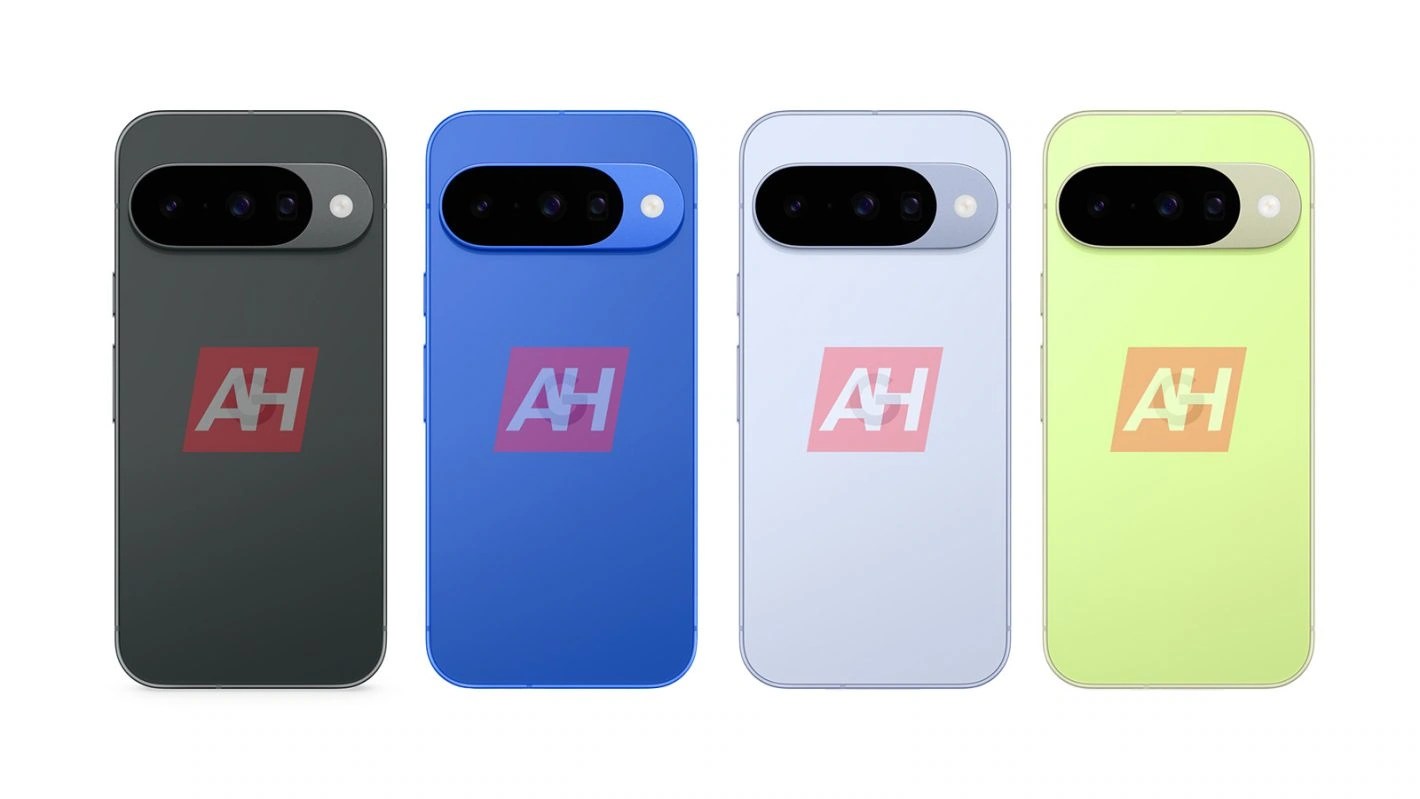 Renders of what Android Headlines reports are official renders of the Google Pixel 10 smartphone.